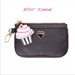 Betsey Johnson zip coin pouch. ON HOLD